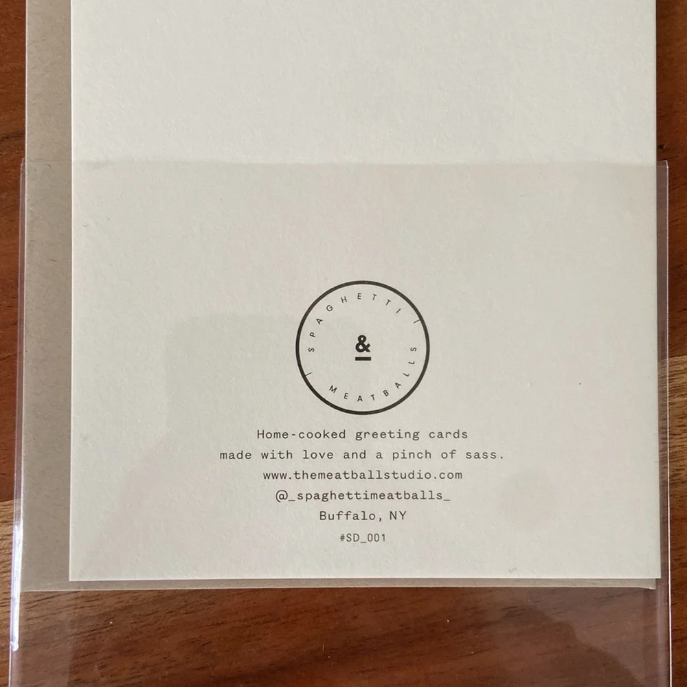 Boutique Stationary Happy Birthday Cards x 3 Sorry You’re sick on your birthday